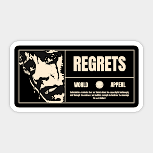 REGRETS Sticker